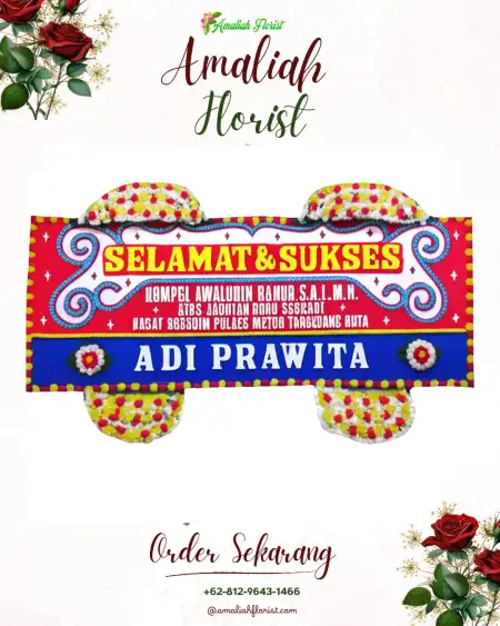 Papan Bunga Ucapan Selamat Kaliwuluh